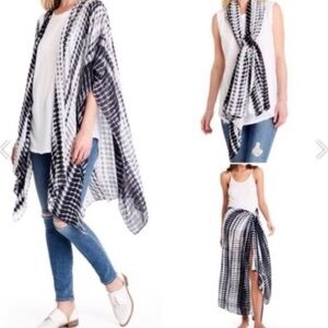 Michael Stars multi-use tie dye wrap